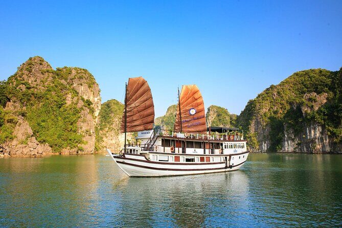 2-Day Boutique Cruise Discover Hidden Gems of Bai Tu Long Bay - Hanoi pickup and the drive to Halong Cruise Port