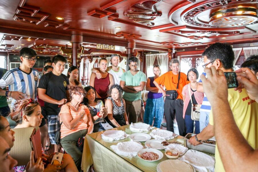 2-Day Royal Palace Ha Long Bay & Ti Top Island Cruise - Day 1 night: karaoke and squid fishing (and how to choose your vibe)