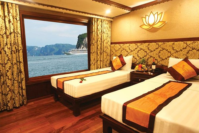 2 days - 1 night in Bai Tu Long Bay at 3 stars cruise - Ocean view cabins - Getting from Hanoi to the cruise: the OS Lounge makes a difference