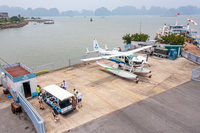 25 Minute Ha Long Bay Seaplane Flight Experience - From Tuan Chau Marina to liftoff: how the day actually moves