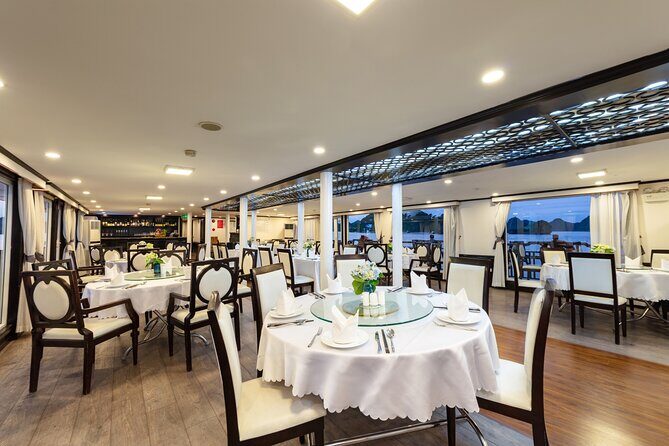 [2D1N] Halong Amanda Cruise - Luxury Unique Cruise on Bay - Cabins: sea view now, balcony and tub if you want to upgrade