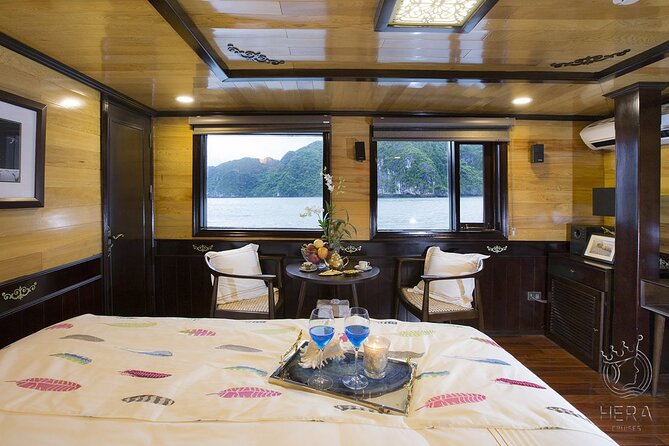 3-Day Hera Cruise Tour in Halong Bay from Hanoi - Day 2: Trinh Nu Cave, Three Peaches Beach, Lan Ha Bay, and a Pearl Farm Lesson