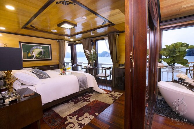 3-Day Hera Cruise Tour in Halong Bay from Hanoi - Cabin Comfort on Hera Cruise: A/C, Bathtub, and Mini Bar Practicalities
