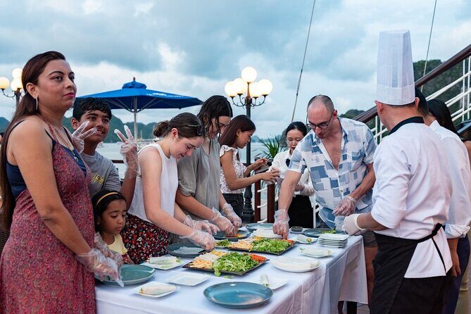 3 Days Cruise Tour in Halong Bay and Lan Ha Bay from Hanoi - Day 3: Dark & Bright Cave by tender, then brunch and the Hanoi finish