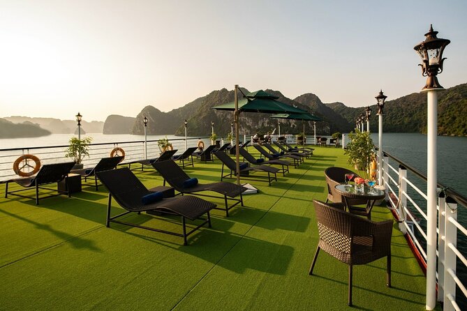 All-Inclusive 2 Day/1 Night Halong Luxury Cruise, Meals, Cave, Kayaking,Swimming - Day one in Halong and Lan Ha: caves, a viewpoint, and water time