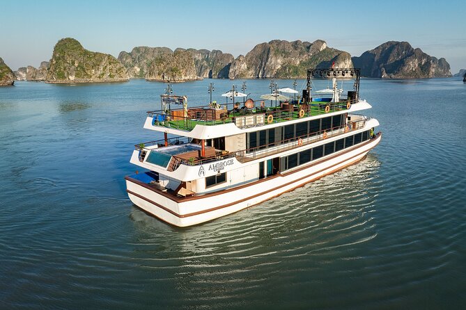 All Inclusive Cruise Tour at Halong Bay - Titop Island: Swim Time or a Photo-Hike to the Peak