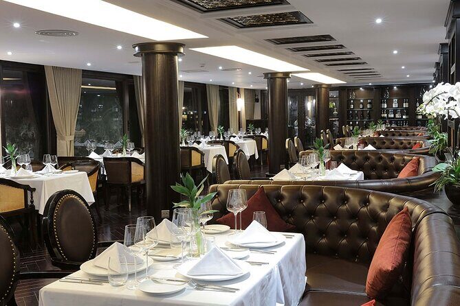 Ambassador Cruise - Heritage Ambassador in Halong Bay (2D1N) - Shipboard Flow: Lunch, Cooking Demonstration, and Staying Comfortable