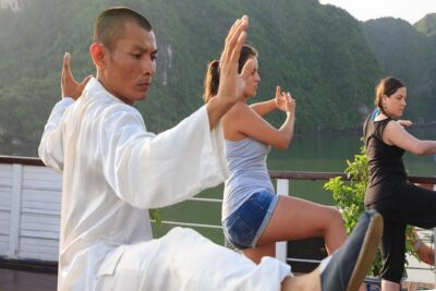 Bai Tu Long boutique & budget cruise 2D: Kayaking, swimming at pristine palaces - Day 1: Halong Bay to Bai Tu Long Bay with kayaking, swimming, and a real cooking class