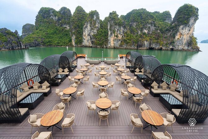 Best Premium Halong Bay Cruise from Halong International Port - Ti Top Island: swimming plus the climb and 360° panoramas