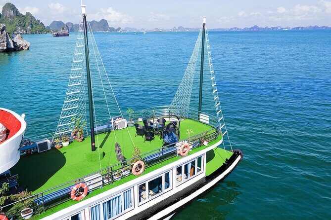 Best Price Halong 5 Star Day Cruise Buffet, Pool ,Sunset party - A Fast, Worth-It Ha Long Bay Day With the Right Mix of Stops