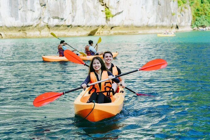 Best Price Halong 5 Star Day Cruise Buffet, Pool ,Sunset party - Buffet Lunch and Sunset Party: Food That Actually Works for a Day Cruise