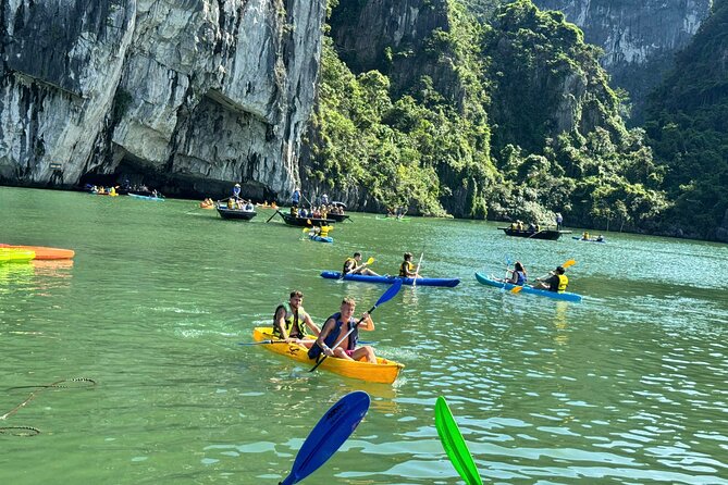 Best Value Ha Long bay 1 day - Lunch, kayak, swimming, transfer - The Guide Factor: Smooth Explanations and Schedule Moves