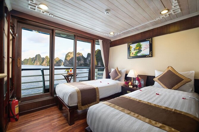 BOUTIQUE CRUISES Halong Bay 2 Days,1 Night Tour: Swimming,Caving, and Kayaking - Optional night squid fishing: fun if you’re curious, skipable if you’re not