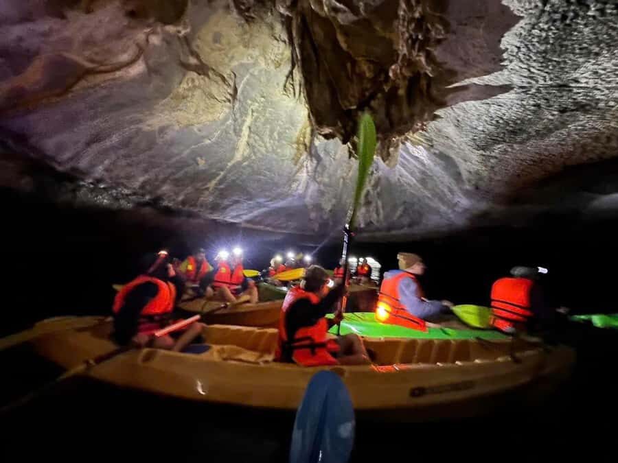 Cat Ba: Night Kayaking with Glowing Plankton - Lan Ha Bay: Cruise Time, Swimming, and the Social Boat Effect