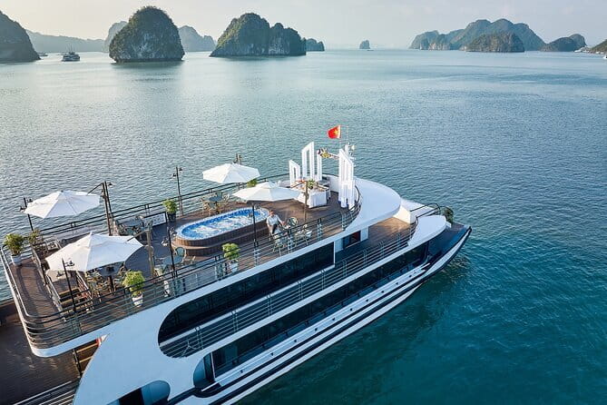 Catamaran Premium Cruise to Halong Bay & Lan Ha Bay in 1 Day Tour - Lan Ha Bay: kayaking, a cave visit, and Frog Pond swimming