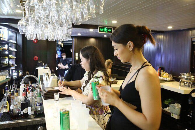 Conquest Cruise 2day Explore Halong Bay from Hanoi - Outdoor jacuzzis and the sunset party that actually fits the schedule