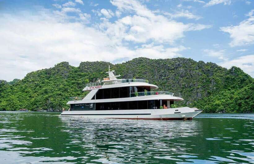 D'Charme Luxury Day Cruise Discover the Stunning Lan Ha Bay - Viet Hai Village by electric car: a calmer Cat Ba National Park side