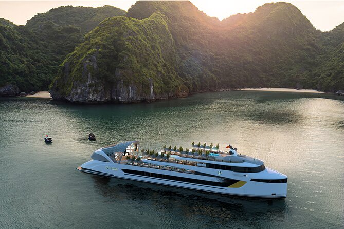 Dolphin Cruise – Experience Halong Bay in Timeless Luxury - Entering Halong Bay With a Cruise That Feels Like a Day at Sea