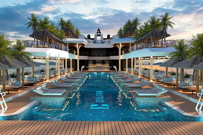 Dolphin Cruise – Experience Halong Bay in Timeless Luxury - What You Actually Get Onboard: Buffet Lunch, WiFi, Pool + Towel