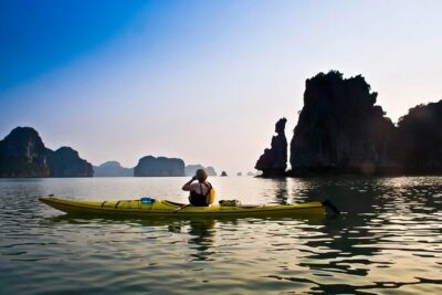 Dora Cruise – Best 2D1N Luxury Cruise in Halong & Lan Ha Bay - The cabin comfort: private balcony and private bathroom