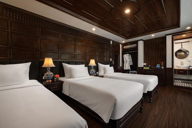 Doris 5 Star Cruise 2 Days 1 Night(Ha Long Bay+Lan Ha Bay) - Cabin and onboard comfort: private space and small touches that add up