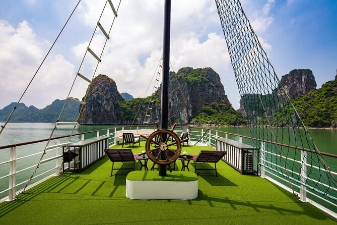 Excite Cruise Full Day Explore Halong Bay from Hanoi - Hang Luon Cave: Bamboo Boat or Kayak (Extra Fee)