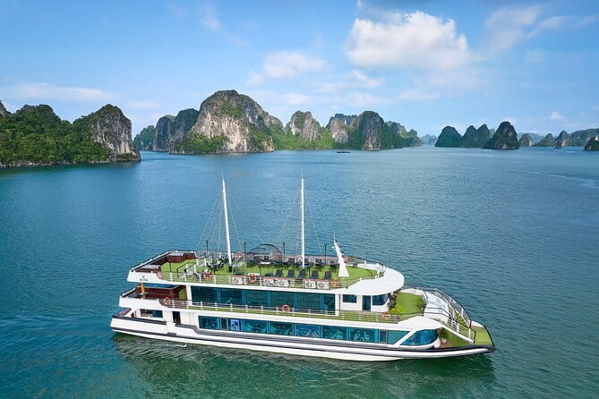 Excite Cruise Full Day Explore Halong Bay from Hanoi - Sundeck Music and a Cooking Class Option