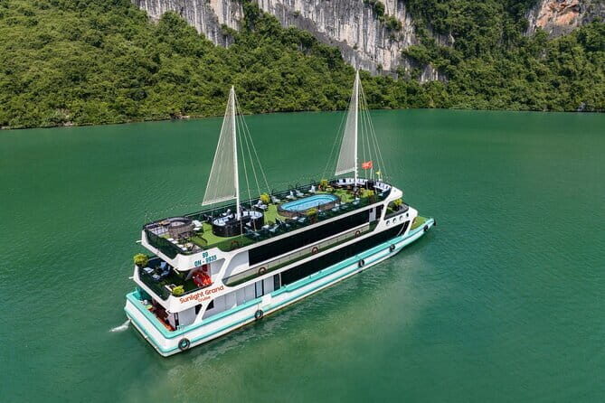 From Hanoi: 1-Day Halong 5-Star Cruises with Big & Small Groups - Halong Bay return: live traditional music and afternoon tea