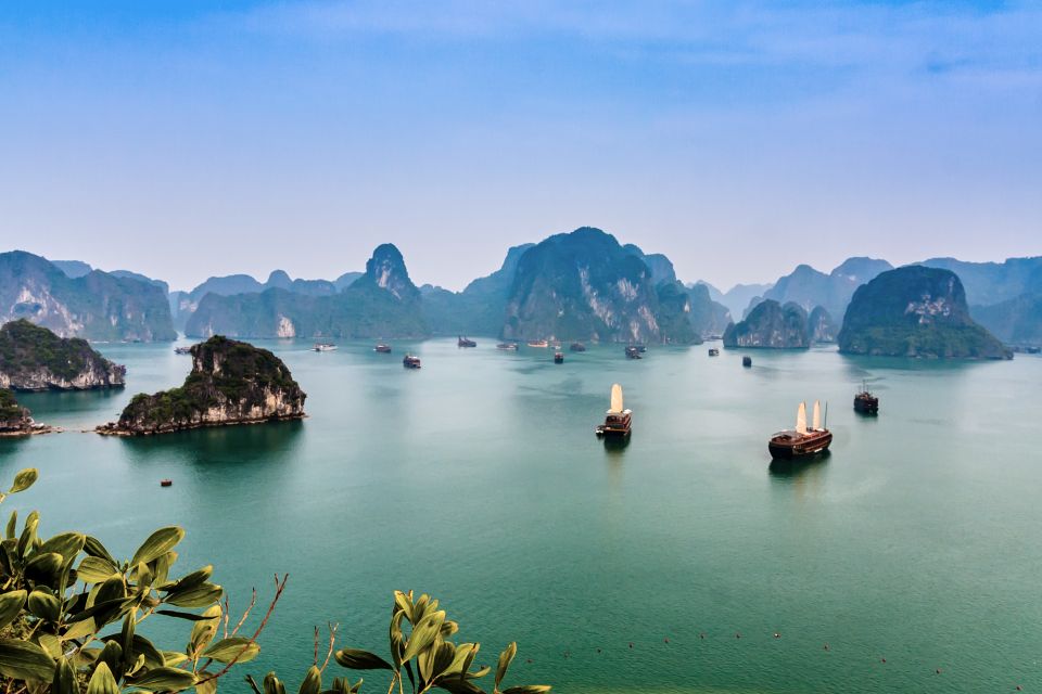 From Hanoi: 1 -Day Halong Bay Cruise With Big & Small Groups - Ti Top / Titov Island: beach time plus a climb for the wide-bay view