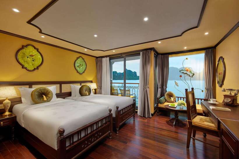 From Hanoi: 2-Day Ha Long Bay by Indochine Premium Cruise - Surprise Cave walking: guided, around 45 minutes, and worth wearing good shoes for