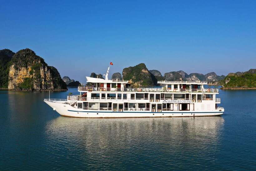 From Hanoi: 2-Day Halong Sapphire Cruise with Balcony Cabin - Brunch, check-out, and the ride back to Hanoi