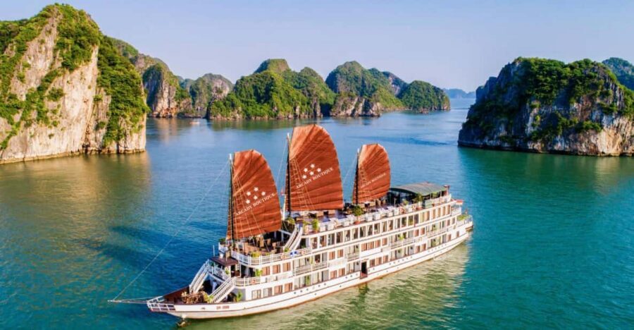 From Hanoi: 2D1N Ha Long Bay by Arcady Boutique Cruise - Hanoi to Ha Long Bay: the transfer that sets the tone