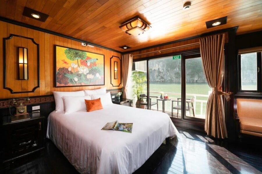 From Hanoi: 2D1N Ha Long Bay by Arcady Boutique Cruise - Overnight onboard: AC comfort, private washroom, and the fun you can opt into