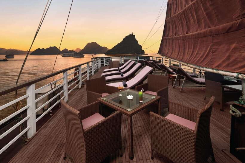 From Hanoi: 3D2N Ha Long & Lan Ha Bay by Le Journey Cruise - Day 2 in Lan Ha Bay: Dark/Bright Caves, Kayaking, Swimming, Pearl Village