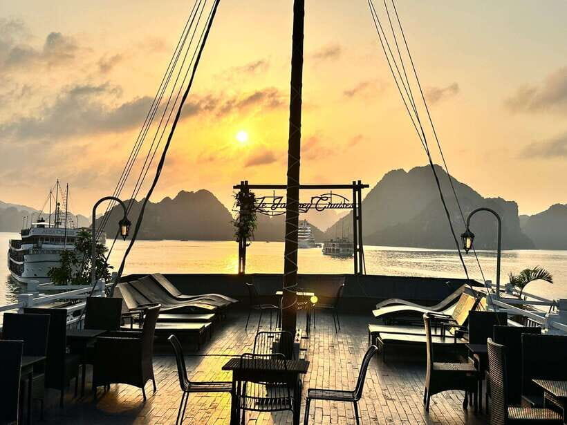 From Hanoi: 3D2N Ha Long & Lan Ha Bay by Le Journey Cruise - Day 1: Sung Sot Cave, Ti Top Island, Sunset Party, Cooking Class