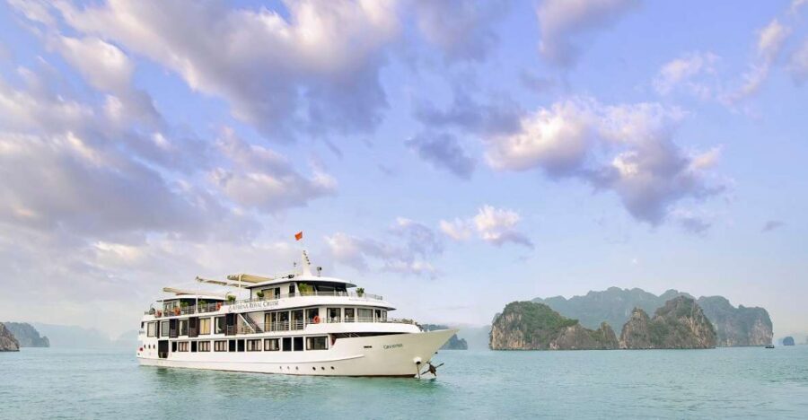 From Hanoi: Ha Long Bay 3-Day 5 Star Cruise with Balcony - Day 1: Sung Sot Cave, Ti Top Island Swim, and Sunset Setup