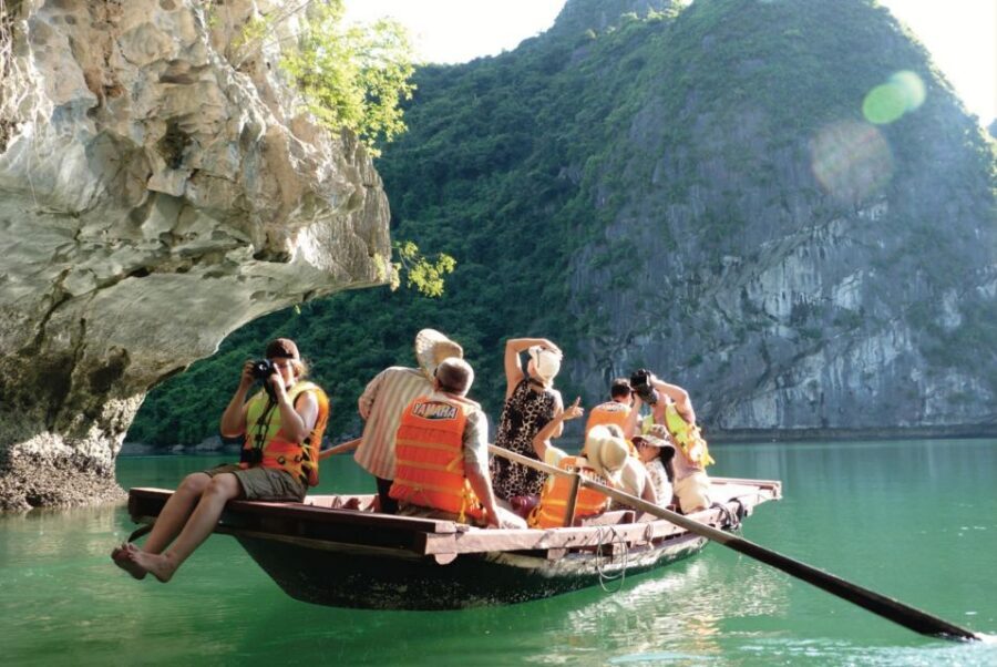 From Hanoi: Halong day trip, Route 2, 6hours, Small group - Titop Island: swim, hike, and catch the view