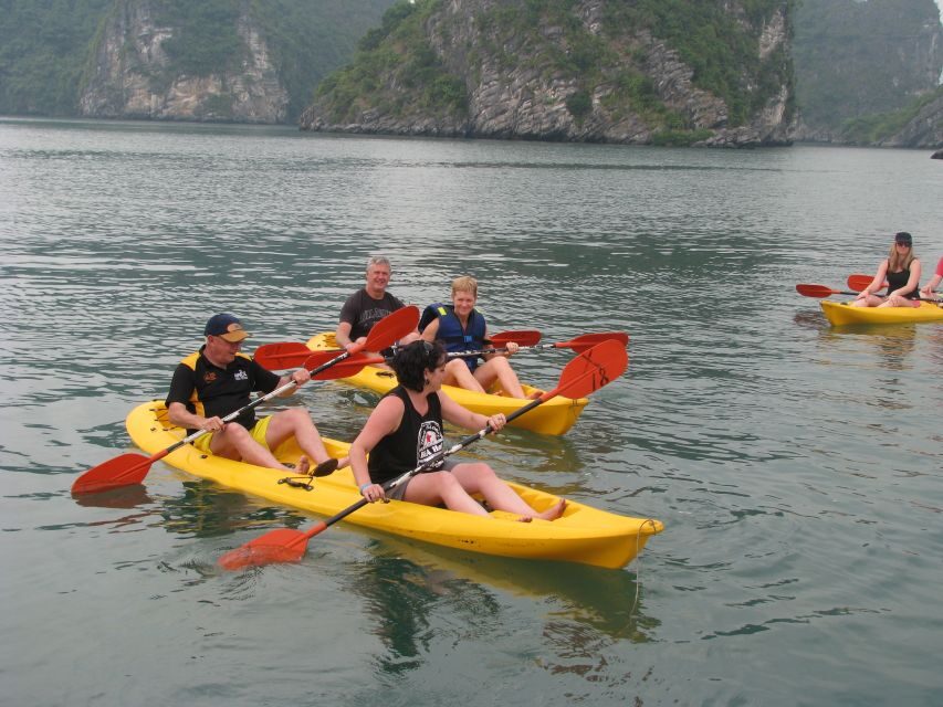 From Hanoi: Halong day trip, Route 2, 6hours, Small group - Luon Cave kayaking: where the bay feels quieter