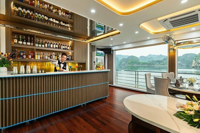 Full day Halong Bay Luxury Cruise - buffet lunch, kayak, swim. - Sung Sot Cave: The Signature Cave Stop (And the Climb Factor)