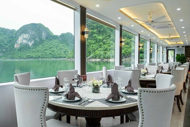 Full day Halong Bay Luxury Cruise - buffet lunch, kayak, swim. - Hang Luon Cave: Kayaking Up Close (And Why Wet Clothes Happen)