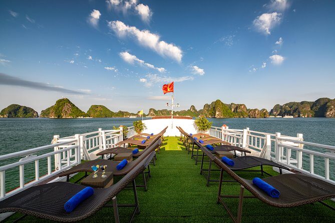 Ha Long Bay 2D1N on 2-star-plus Cruise - Sleeping Onboard: Air-Conditioning, Night Calm, and Morning Pressure