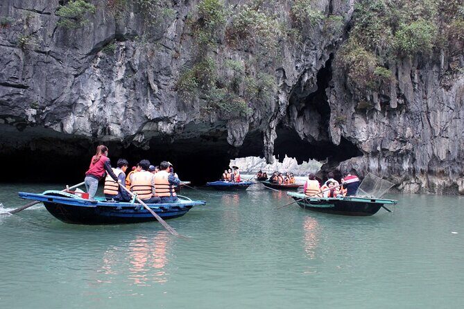 Ha Long Bay Day Cruise From Ha Noi - Surprising Cave: stalagmites, stalactites, and guided storytelling