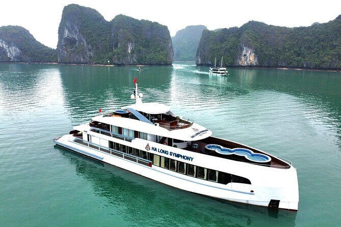 Ha Long Symphony Cruise Luxury Day Tour from Harbor with Pick up - Key highlights at a glance