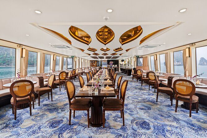 Ha Long Symphony Cruise Luxury Day Tour from Harbor with Pick up - Luon Cave by boat: $10 for kayaking or bamboo-style rides