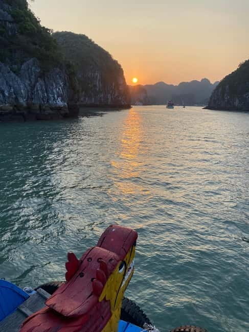 Half day Lan Ha Bay : Boat Trip , Kayaking,Snorkel - The sunset timing: when the half-afternoon option makes sense