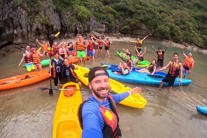 Halong Bay 2 days on classic cruise, small group, biking-kayaking - Kayak and Fish-Time in Lan Ha Bay: Active, Not Chaotic