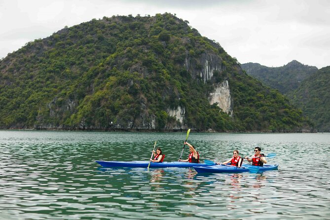 Halong Bay 3-day trip with Luxury Cruise - Cave exploring: getting under the limestone