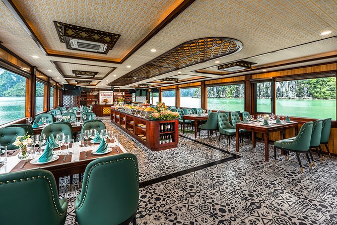 Halong bay 5star Cruise Day Trip: Buffet lunch & Limousine bus - Optional kayaking on Ha Long: fun, but budget for it