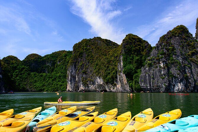 Halong Bay 6 Hours Cruise with Buffet, Sung Sot, Luon Cave, Titop - Ti Top Island: beach time plus Titop Peak viewpoints