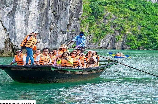 Halong Bay Cruise Luxury 1 Day Tour - Floating House Stop: Kayaking Yourself or the Bamboo Boat
